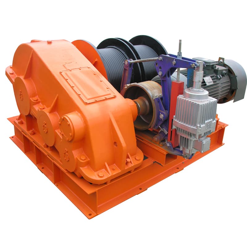 Double drum boat marine electric winch 5 ton